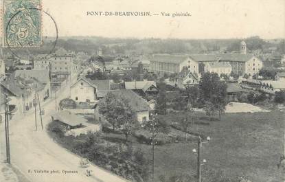CPA FRANCE 38 " Pont de Beauvoisin, Vue générale"