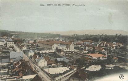 CPA FRANCE 38 " Pont de Beauvoisin, Vue générale"