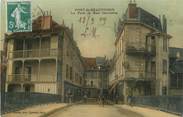 38 Isere CPA FRANCE 38 " Pont de Beauvoisin, Le Pont et la Rue Gambetta"