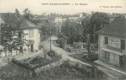 CPA FRANCE 38 " Pont de Beauvoisin, Les Eteppes"