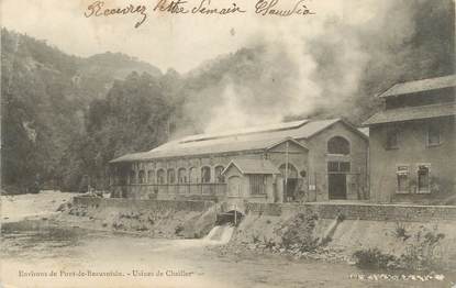 CPA FRANCE 38 " Environs de Pont de Beauvoisin, Usines de Chailles"