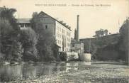 38 Isere CPA FRANCE 38 " Pont de Beauvoisin, Les bords du Guiers et les moulins"