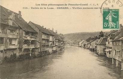 CPA FRANCE 25 "Ornans, vieilles maisons sur la Loue"