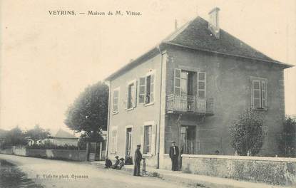 CPA FRANCE 38 " Veyrins, Maison de M. Vittoz"