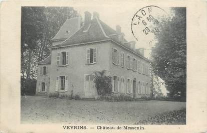 CPA FRANCE 38 " Veyrins, Château de Messenin"