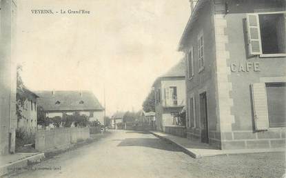 CPA FRANCE 38 " Veyrins, La Grande Rue"