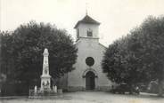 38 Isere CPSM FRANCE 38 " Veyrins, L'église et le monument aux morts"