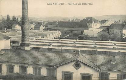 CPA FRANCE 38 " Les Abrets, Usine de Soieries"