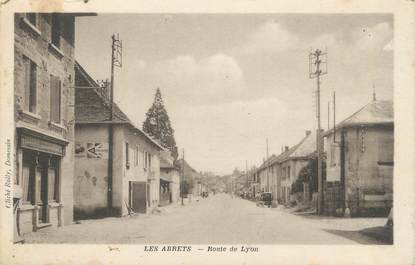 CPA FRANCE 38 " Les Abrets, Route de Lyon"