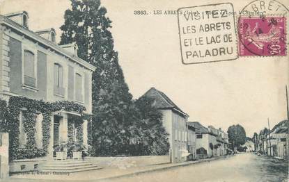 CPA FRANCE 38 " Les Abrets, Route de Lyon à Chambéry"