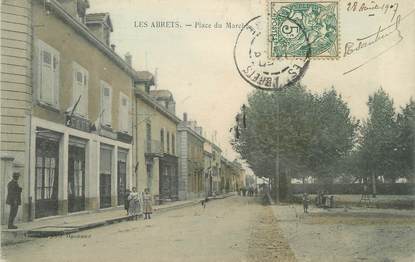 CPA FRANCE 38 " Les Abrets, Place du Marché"