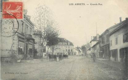 CPA FRANCE 38 " Les Abrets, Grande Rue"