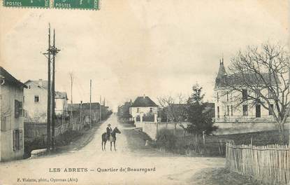 CPA FRANCE 38 " Les Abrets, Quartier de Beauregard"