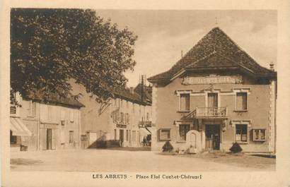 CPA FRANCE 38 " Les Abrets, Place Eloi Cuchet Chéruzel"