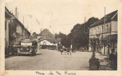 CPA FRANCE 38 " La Batie Montgascon, Place de la Mairie"