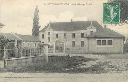 CPA FRANCE 38 " La Batie Montgascon, Groupe scolaire"