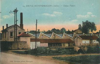 CPA FRANCE 38 " La Batie Montgascon, Usine Faure"