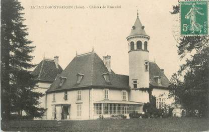 CPA FRANCE 38 " La Batie Montgascon, Château de Renaudel"
