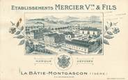 38 Isere CPA FRANCE 38 " La Batie Montgascon, Etablissements Mercier"