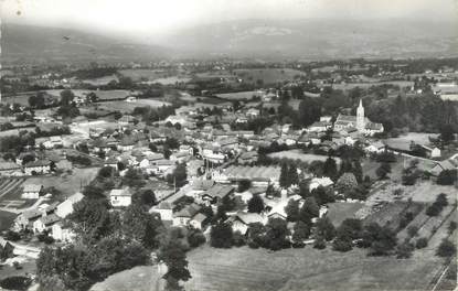 CPSM FRANCE 38 " La Batie Montgascon, Vue générale aérienne"