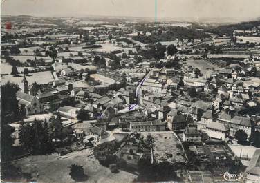 CPSM FRANCE 38 " La Batie Montgascon, Vue panoramique aérienne"