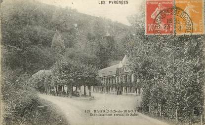 / CPA FRANCE 65 "Bagnères de Bigorre, établissement thermal de Salut"