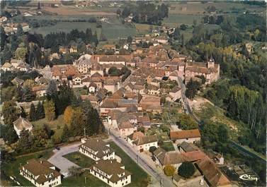 CPSM FRANCE 38 " Corbelin, Le centre du village, l'église et le couvent"