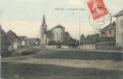 CPA FRANCE 38 " Fitilieu, Entrée du village"