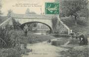 38 Isere CPA FRANCE 38 " St André le Gaz, Le Pont du Gaz sur la Bourbre"