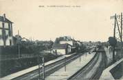 38 Isere CPA FRANCE 38 " St André le Gaz, La gare"