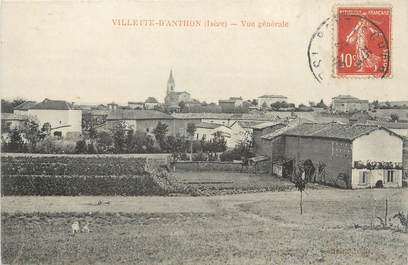 CPA FRANCE 38 " Villette d'Anthon, Vue générale"