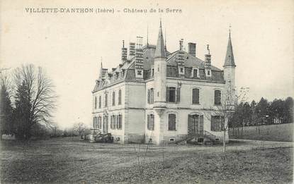 CPA FRANCE 38 " Villette d'Anthon, Château de la Serra"