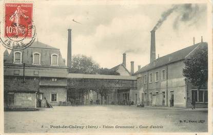 CPA FRANCE 38 " Pont de Chéruy, Usines Grammont"