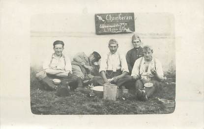 CARTE PHOTO FRANCE 38 " Le Camp de Chambaran en 1929"