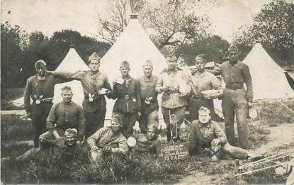 CARTE PHOTO FRANCE 38 " Le Camp de Chambaran"