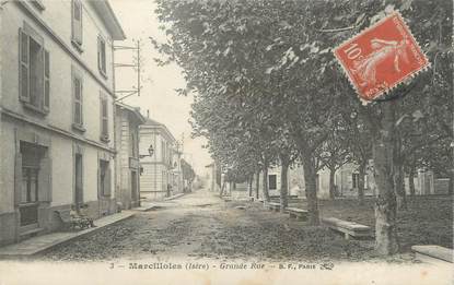 CPA FRANCE 38 " Marcilloles, Grande rue "