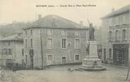 38 Isere CPA FRANCE 38 " Roybon, Grande Rue et Place St Romme"