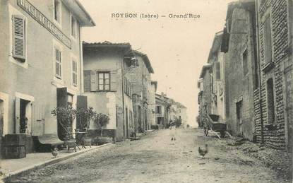 CPA FRANCE 38 " Roybon, Grande Rue"