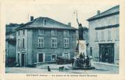 38 Isere CPA FRANCE 38 " Roybon, La place et la Statue St Romme"