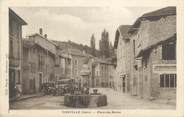 38 Isere CPA FRANCE 38 " Viriville, Place des Buttes"