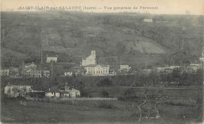 CPA FRANCE 38 " St Clair sur Galaure, Vue générale de Pérouzet"