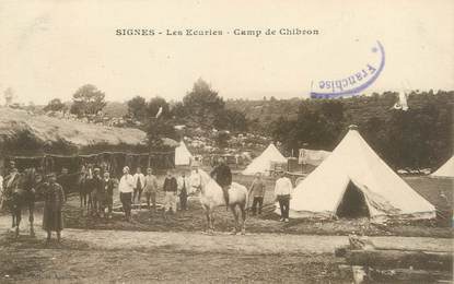 CPA FRANCE 83 " Signes, Les Ecuries, le Camp de Chibron"