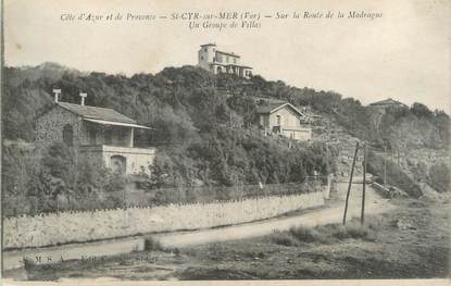 CPA FRANCE 83 " St Cyr sur Mer, La Route de la Madrague"