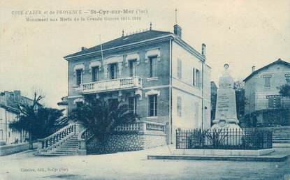 CPA FRANCE 83 " St Cyr sur Mer, Le monument aux morts "