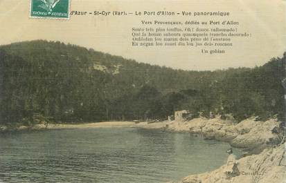 CPA FRANCE 83 " St Cyr sur Mer, Le Port d'Allon"
