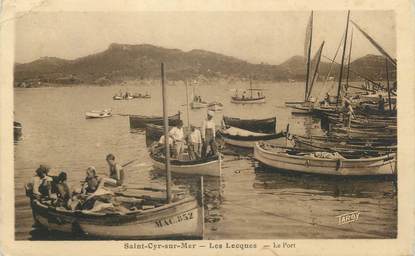 CPA FRANCE 83 " Les Lecques , Le port"