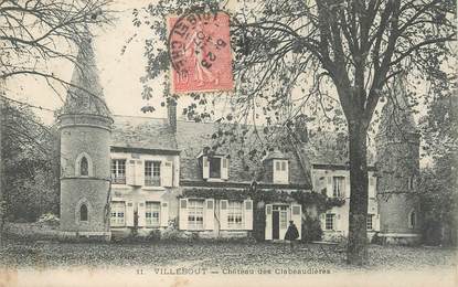 / CPA FRANCE 41 "Villebout, château des Clabeaudières"