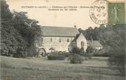 41 Loir Et Cher / CPA FRANCE 41 "Authon, château de l'étoile, ruines de l'église Romane"