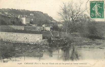 CPA FRANCE 83 " Cabasse, Vue sur l'Issole"