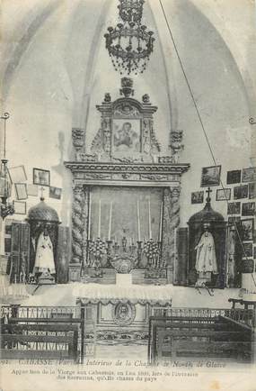 CPA FRANCE 83 " Cabasse, Intérieur de la Chapelle"